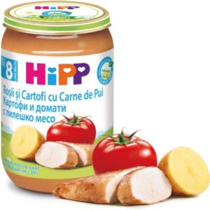 Pireu Pui cu cartofi si rosii HiPP 220 G