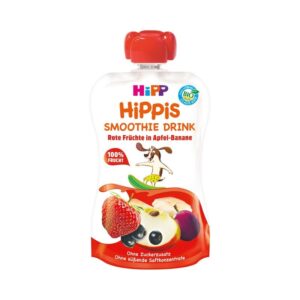 HIPP Smoothie Fructe rosii cu mar, banana 120 ml