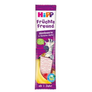 HIPP Gustare cu fructe-Zmeura, banana si mar (de la 1 an) 23gr. 31362