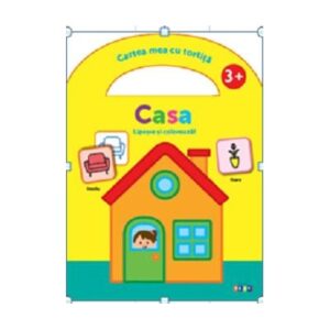 Casa 3+, lipeste si coloreaza!