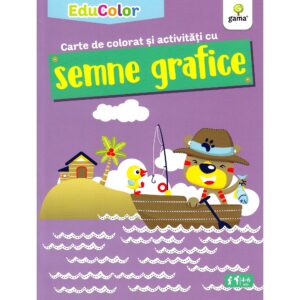 Carte de colorat si activitati cu semne grafice/EduColor. GAMA.