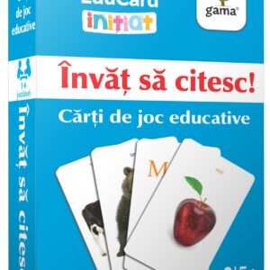 Carti de joc educative. Invat sa citesc. GAMA.