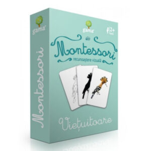 Carti de joc Montessori. Vietuitoare. GAMA.