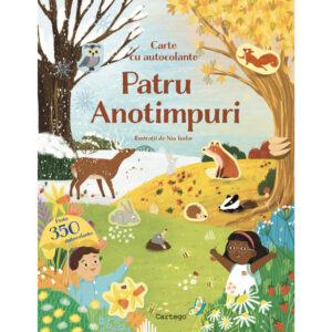 Carte cu autocolante Patru anotimpuri sticker book CARTEGO