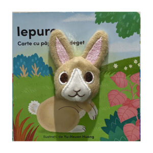 Carte cu papusa de deget Iepure CARTEGO