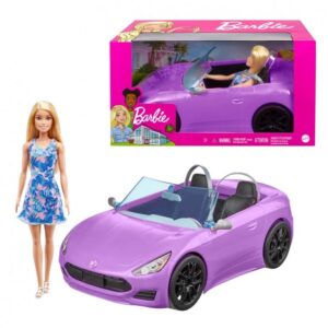 Masina Barbie Convertible purple MATTEL