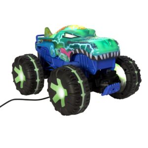 Masina Hot Wheels Monster Trucks 1:15 Mega-Wrex cu telecomanda MATTEL