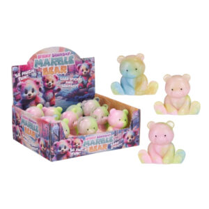 Jucarie antistres Marble Bear 8,5cm Whitehouse Leisure International