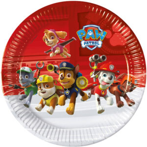 Set 8 Farfurii Paw Patrol 23cm Folat