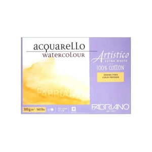 Bloc acuarela A4 Artistico Extra 300 gr/m, 20 foi textura fina, Fabriano, Fedrigoni