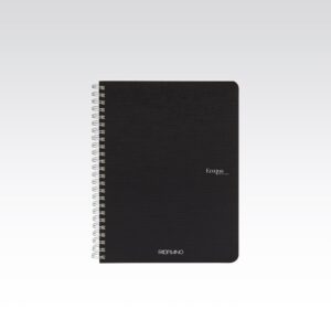 Carnet notite A5 Ecoqua 90 gr/m2, 70 foi Nero, cu spira Fabriano, Fedrigoni