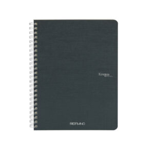 Carnet notite A5 Ecoqua 90 gr/m2, 70 foi Royal Green, cu spira Fabriano, Fedrigoni