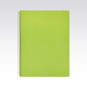 Carnet A4 Ecoqua 90 gr/m2, 70 foi Lime, matem. cu spira Fabriano, Fedrigoni