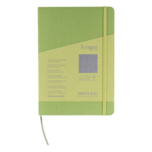 Carnet notite A5 Ecoqua Plus 90 gr/m2, 80 foi Lime, punctat Fabriano, Fedrigoni