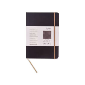 Carnet notite A5 Ispira 85 gr/m2, 96 foi, Brown, punctat Fabriano, Fedrigoni