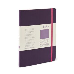 Carnet notite A5 Ispira 85 gr/m2, 96 foi, Purple Fabriano, Fedrigoni