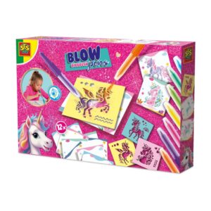 Set creativ — Desenez Unicorn cu markere cu aerograf SES