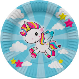 Set 8 Farfurii Unicorn2 23cm Folat