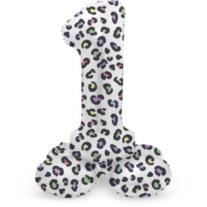 Balon Folie72cm Bright Panther Cifra 1 cu baza Folat