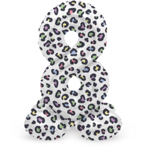 Balon Folie72cm Bright Panther Cifra 8 cu baza Folat