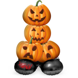 Balon Folie Dovleac 74cm cu baza Folat