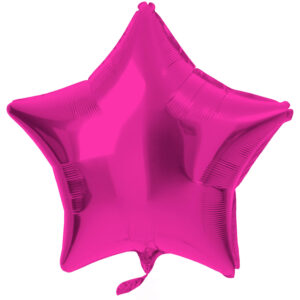 Balon Folie Stea 45cm Shiny Magenta Folat