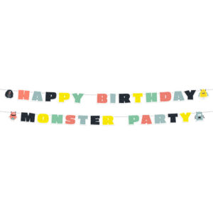 Ghirlanda Happy Birthday Monstru Folat