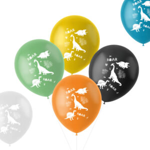 Set 6 Baloane latex Dino 33cm Folat