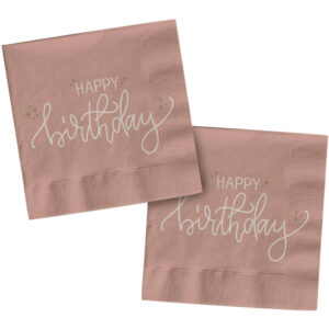 Set 20 Servetele Creme Rose 33x33 cm Folat