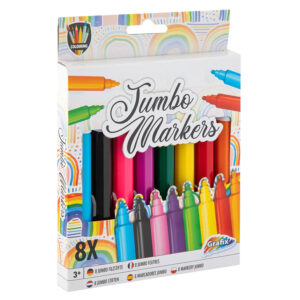 Markere Jumbo 8 culori MOXY