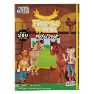 Carte cu autocolante Magical Horse Sticker World GRAFIX