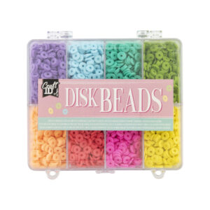 Set margele discuri 15g x 8 culori GRAFIX