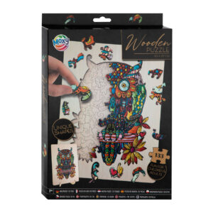 Puzzle din lemn cu Bufnita MOXY
