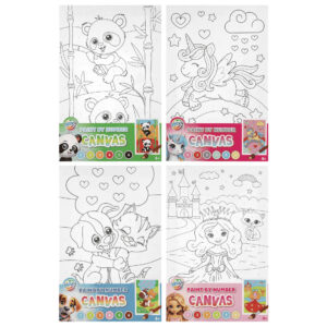 Pictura pe numere 29,7 x 19,5 cm in asort. MOXY