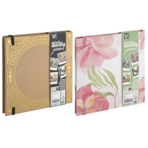 Sketchbook Mixed media journal 20 x 20 cm 30 foi, 300 GSM ID Craft