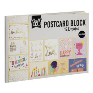 Carton decor 17,6 x 12.5 cm in asort. ID Craft