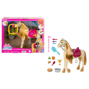 Papusa Barbie cu cal Mattel