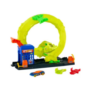 Set de joc Pista Hot Wheels Snake Spiral Attack Cu Masina MATTEL