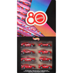 Set masinute 8 buc Hot Wheels Silver Series 80th MATTEL