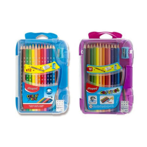 Creioane colorate MAPED/12+ penar din plastic