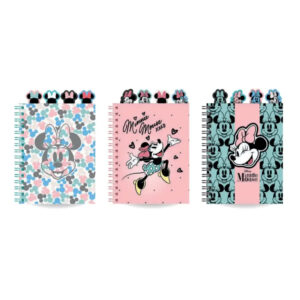 Carnet A5 spiral cu separatoare 100 foi Minnie Mouse Disney Fashion COOLPACK