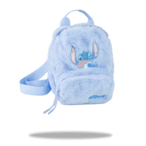 Ghiozdan plusat 8L Stitch, albastru Disney Fluffy CoolPack