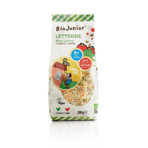 Paste organice in forma de litere (8 luni+) 200g BioJunior