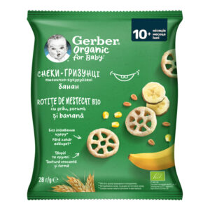 Organic snack griu-porumb-banan 7x28г Gerber