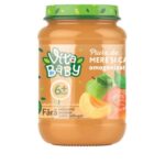 Pireu mere-caise FARA ZAHAR 180g BABY