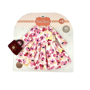 Imbracaminte Rochie cu flori roz/alb ROSA 32 CM 04454