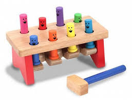 Jucarie lemn Banca cu ciocanas Melissa and Doug