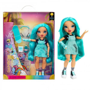 Papusa New Friends Blu Brooks cu accesorii Rainbow High MGA