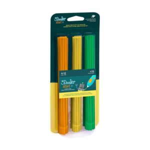 Set tije pentru 3D-pix 3Doodler Start 75 buc. oranj-galben-verde