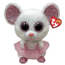 Ballerina white mouse 15 cm